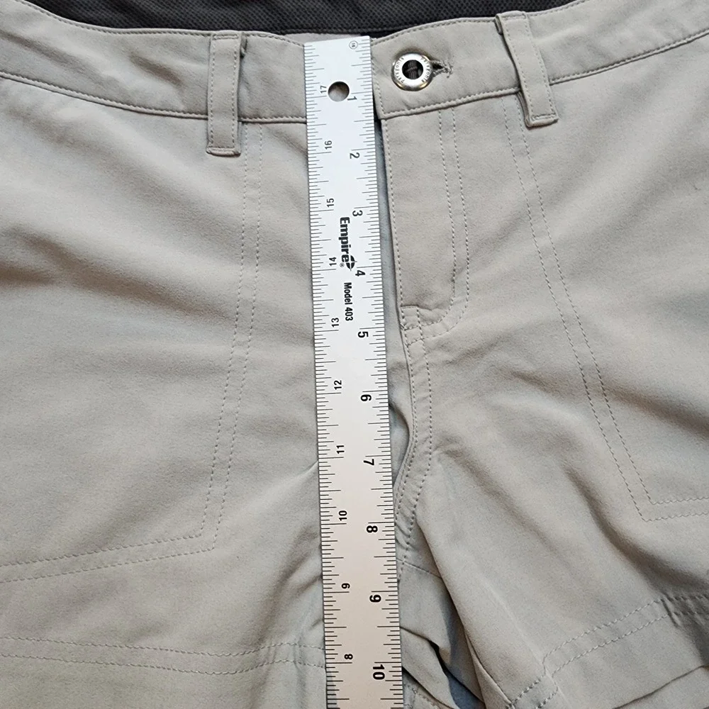 Patagonia Women's Hiking Trail Shorts Beige Outdoor Nylon Spandex Size 2